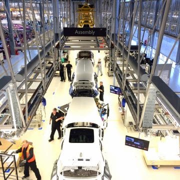 Rolls Royce Interior Assembly Line